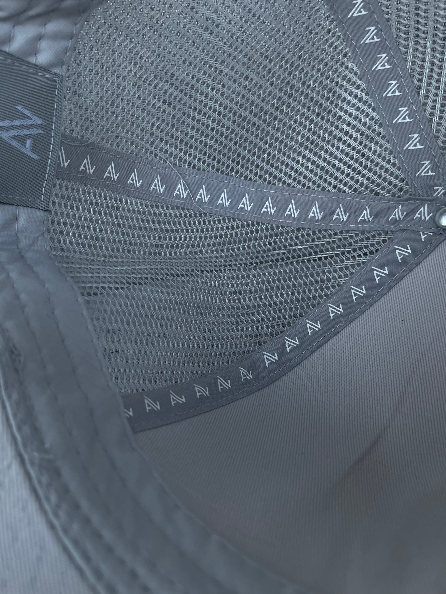 A.L GREY-GREY-WHITE CAP